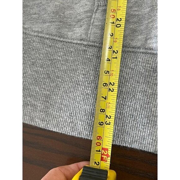 VICTORIA SECRET SUPERMODEL ESSENTIAL WOMENS GRAY ZIPPER HOODIE SIZE L - Picture 13 of 13